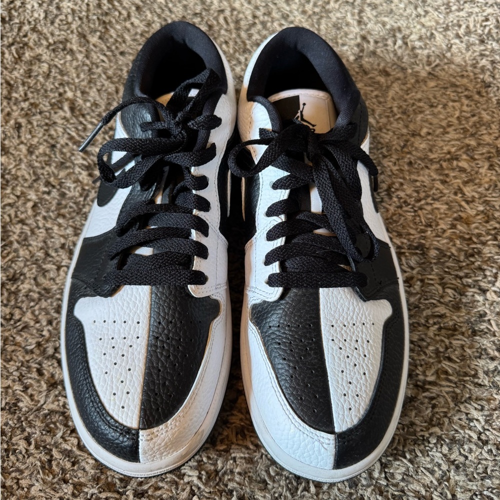Nike Air Jordan 1 Low SE Homage White Black Split Shoes DR0502-101 Women's 9
